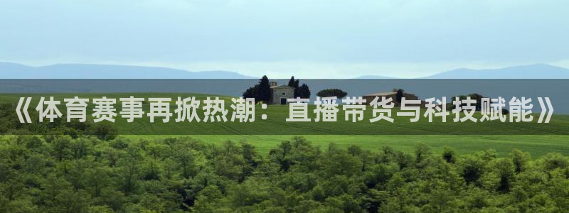 雨燕360体育免费直播斯诺克jrs：《体育赛事再掀热潮：直播带货与科技赋能》